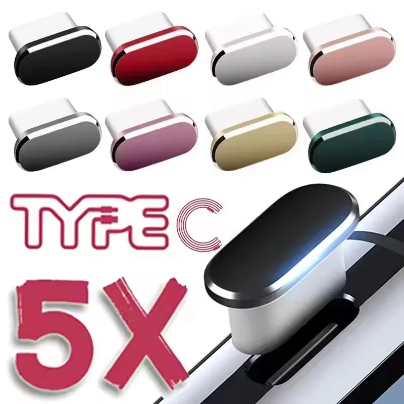 Usb Hub - Bouchon anti-poussière en métal pour iPhone