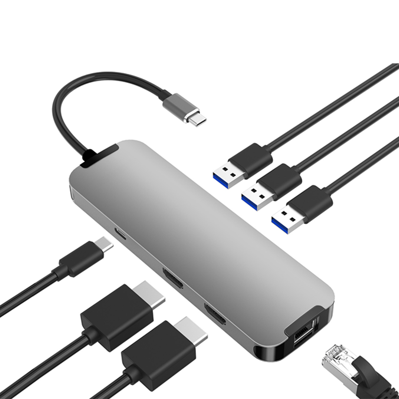 Usb Hub - Adaptateur de hub multifonction OEM compatible,