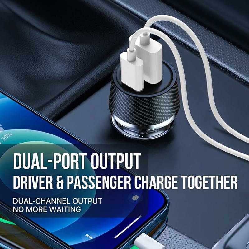 Chargeur de voiture rapide 60W - Usb C Hub avis et prix