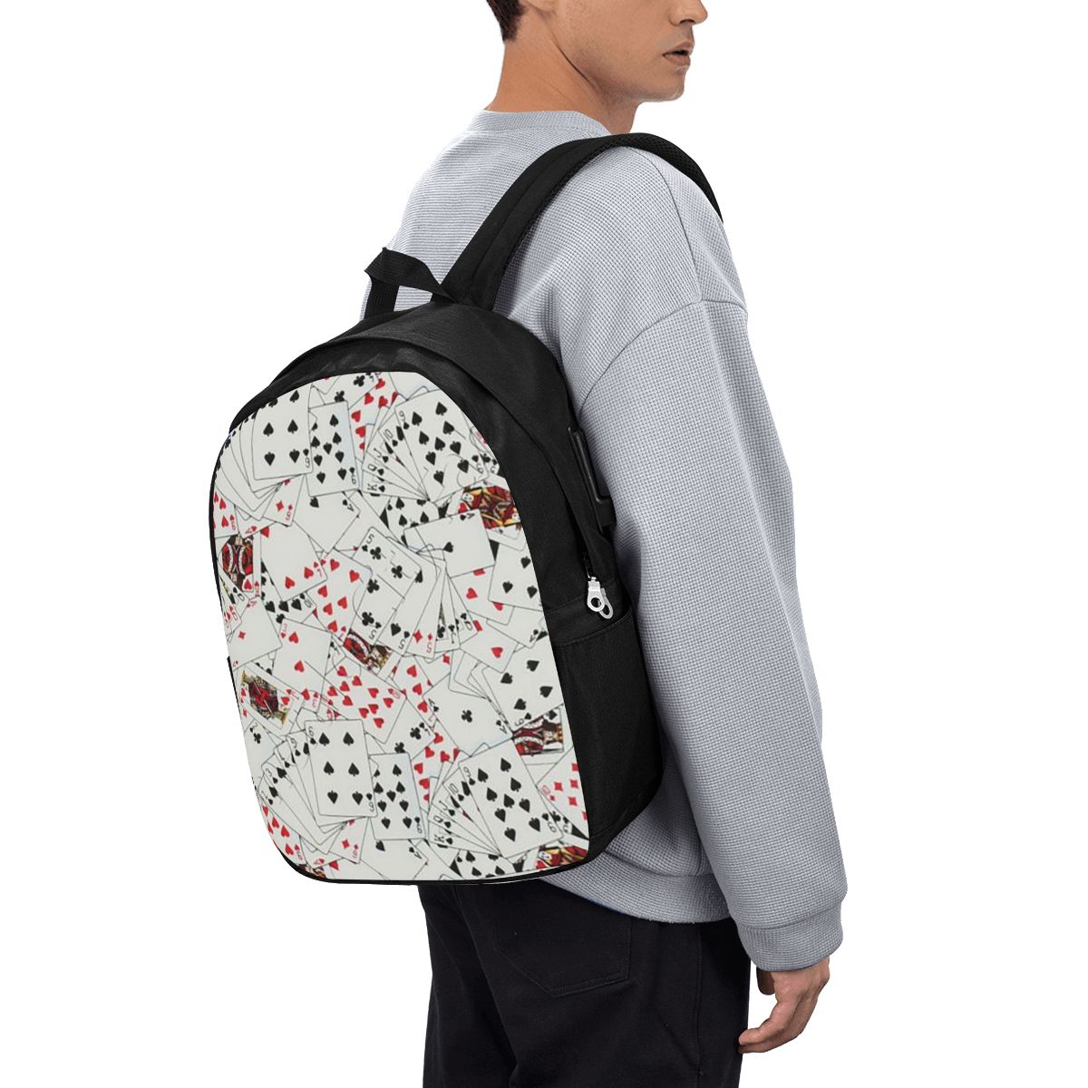 Sac à dos imprimé cartes à jou - Laptop Bag avis et prix