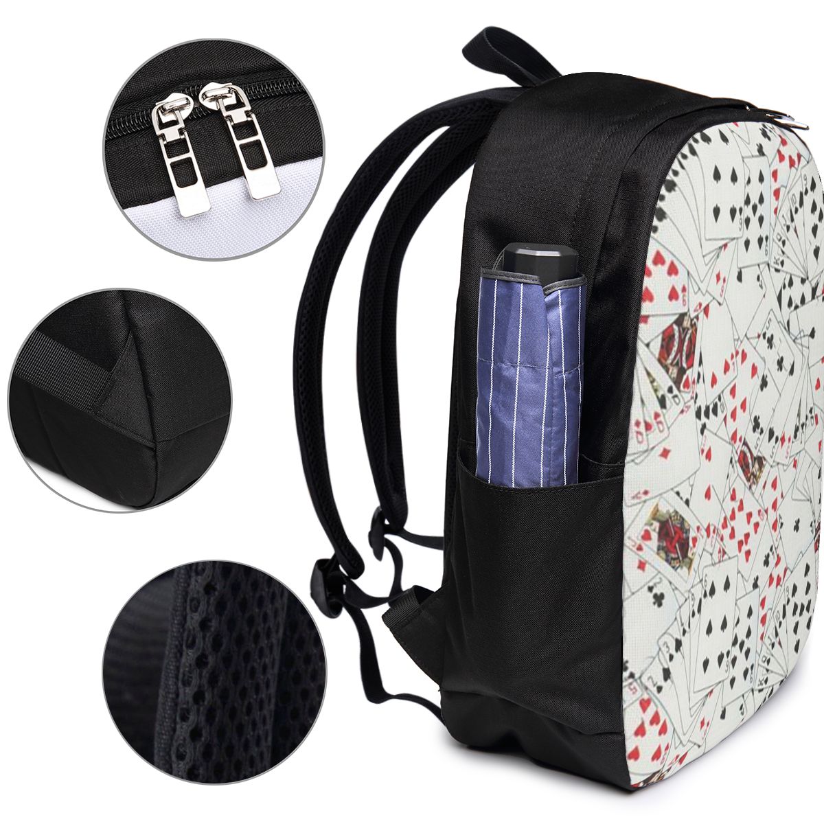 Sac à dos imprimé cartes à jou - Laptop Bag avis et prix