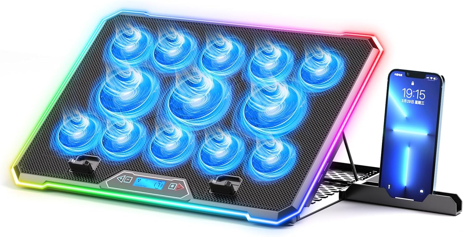 Tapis de refroidissement RVB p - Laptop Cooling Pad avis et prix