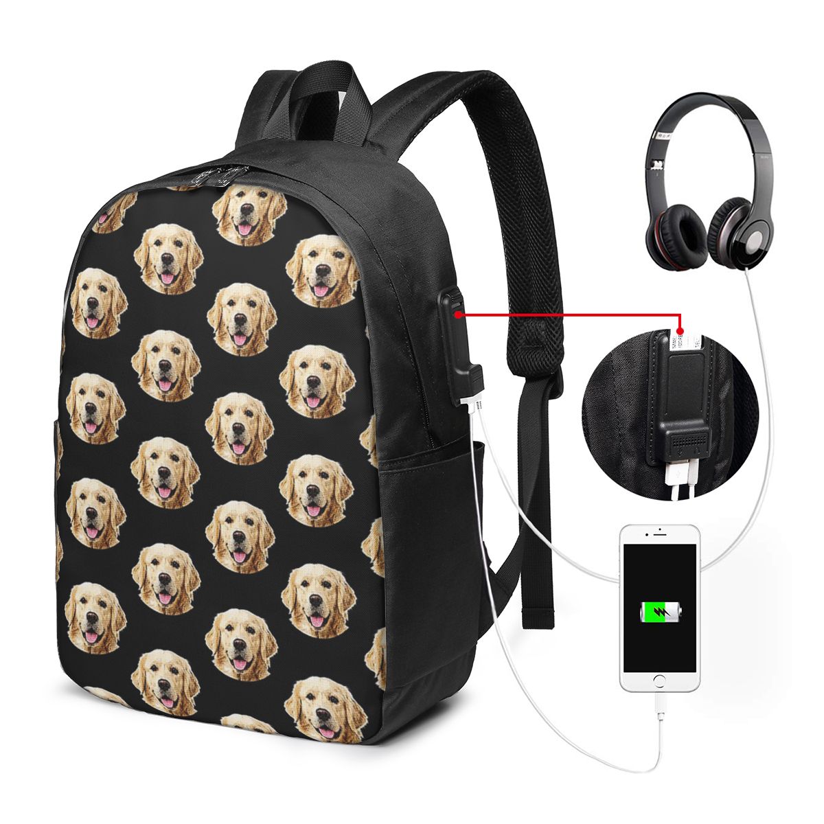 Sac à dos avec portrait de Gol - Laptop Bag avis et prix